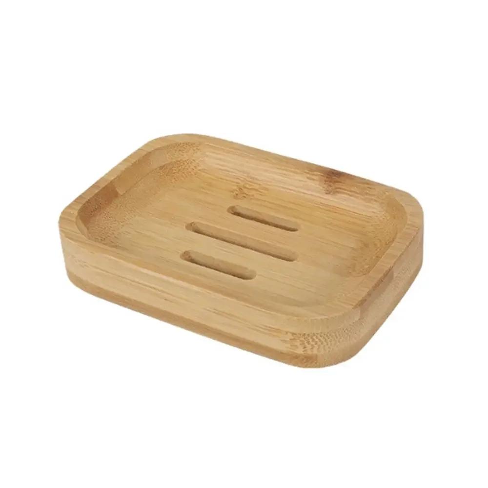 Bamboo Soap Holder Drain Soap Saver Storage Rack Multiple Styles Reusable EnviroNmental Soap Tray Household Bathroom Parts