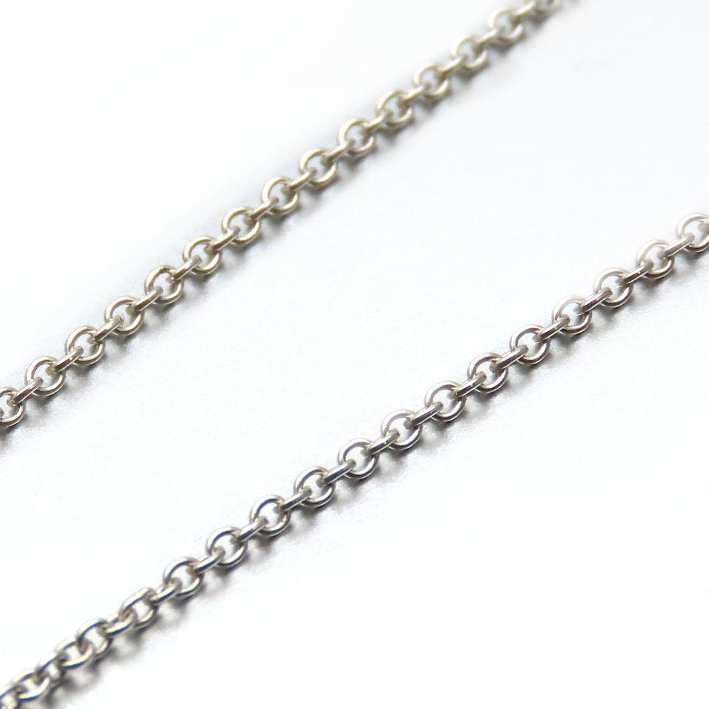 Used TIFFANY&Co. Necklace Signature cross Silver925 3.8g Silver Accessories