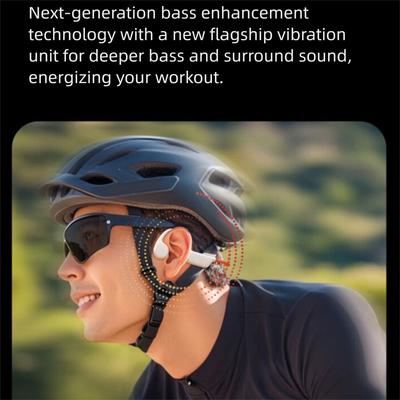 IPX8 Bone Conduction Earphone X7s Bluetooth 5.4 Sport Music Headphones with Microphone Sweatproof Waterproof Sport Headset