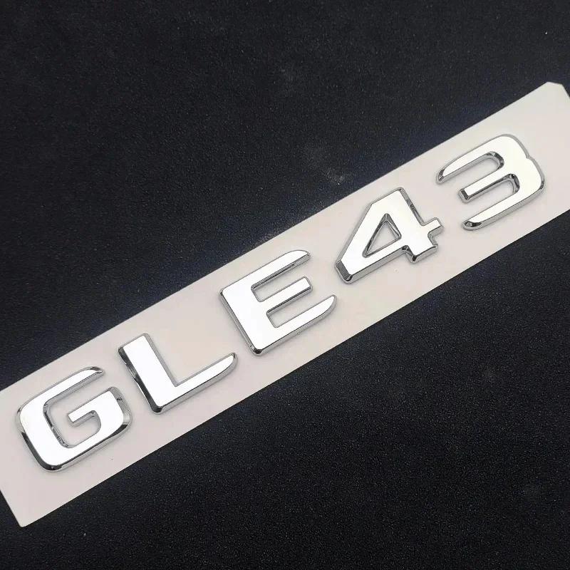 3D Letters GLE43 GLE53 GLE63 GLE63S Biturbo 4matic+ Emblem for Mercedes Benz AMG Car Side Trunk Rear W166 W167 Logo Sticke