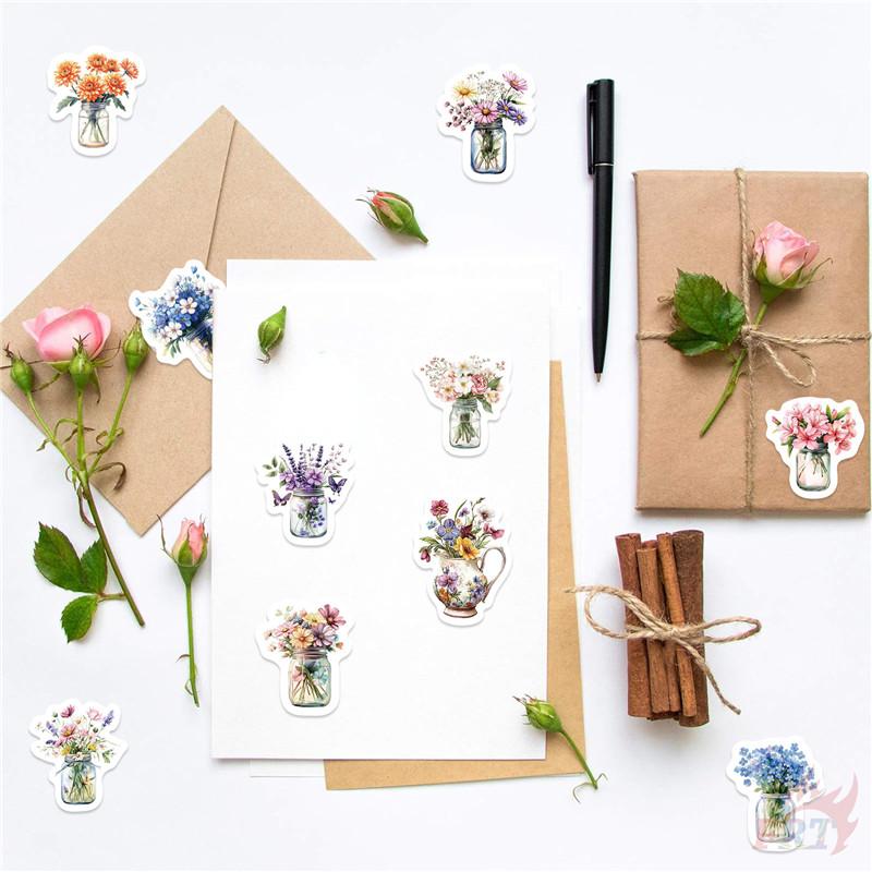 500 stk/rull Ins Blomster & Lesing Belønningsklistremerker for barn - DIY Scrapbøker Album Dekor Forseglingsetikett Dekaler