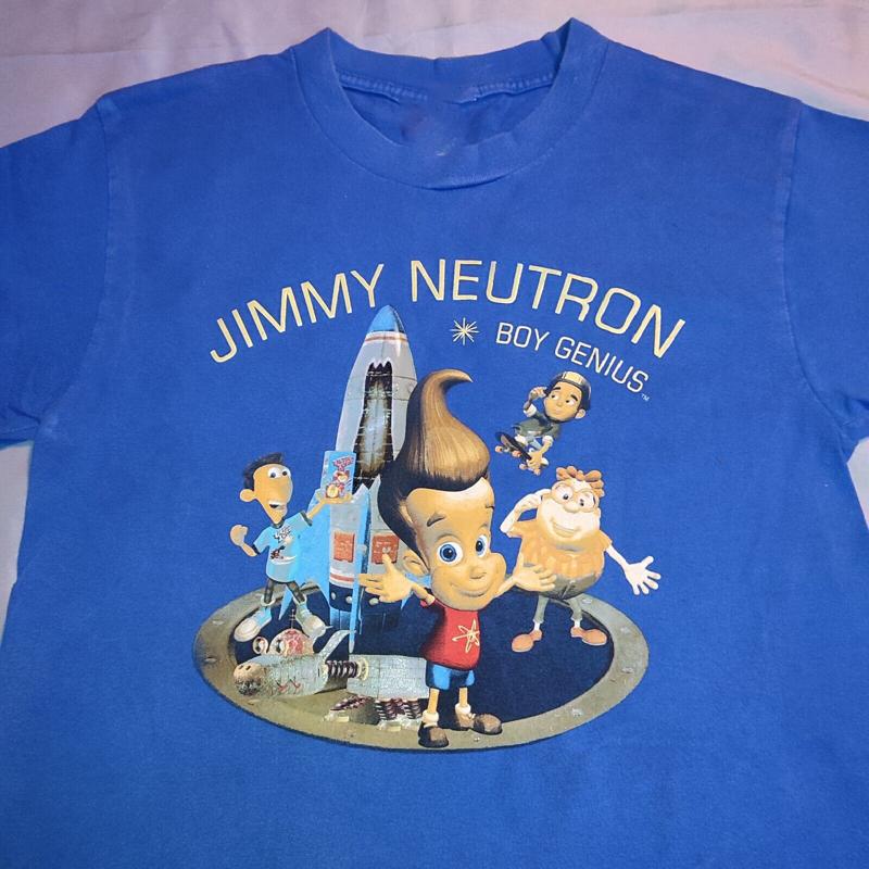 Jimmy Neutron Boy Genius Royal T Shirt Adult Cotton 8D504