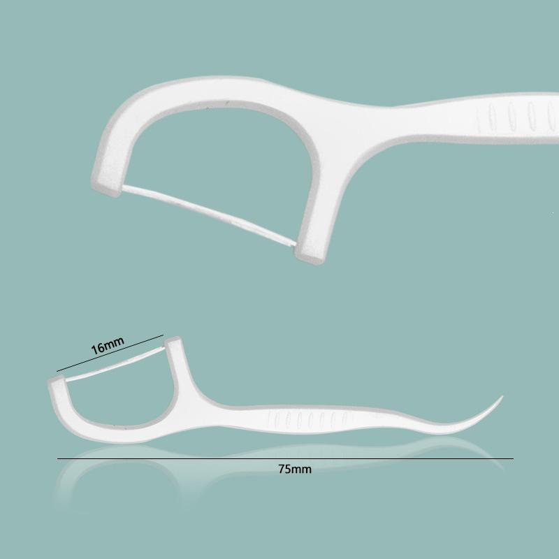 Picots de fil dentaire jetables super fins pour le nettoyage des dents