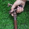 Solid Brass Horse Head Handle Victorian Handmade Wooden Walking Stick Cane Gift