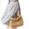 Canvas Bag Unisex Crossbody Bag Student Class Shoulder Messenger Bag
