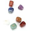 Crystal Rough Stone Natural Carving Seven Chakras Sanskrit Runes for Gifts Meditation