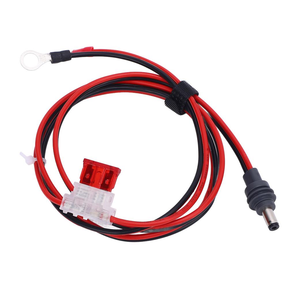 O Ring DC Charging Cable Rubber Copper O Ring Terminal To DC Plug Power Cord with Fuse for Dish
