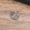 Vnox Vintage Snake Textured Hoop Earrings, Retro Punk Rock Mens Boys Small Hoops, Anti Allergy Stainless Steel Metal Brincos