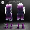 QIANYIYANG Kleurverloop Basketbalshirt Set
