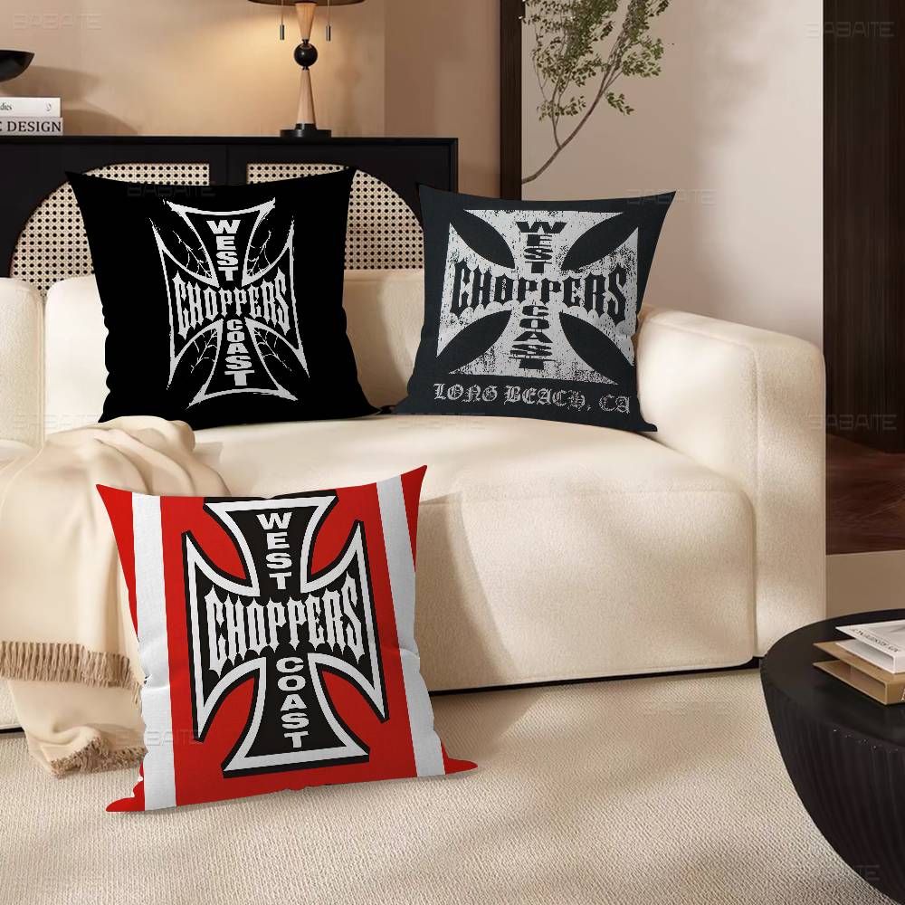 West Coast Choppers Pillowcase Toon Gift Cushion Cover Bedroom Home Sofa Chair Seat Decor Pillow Case