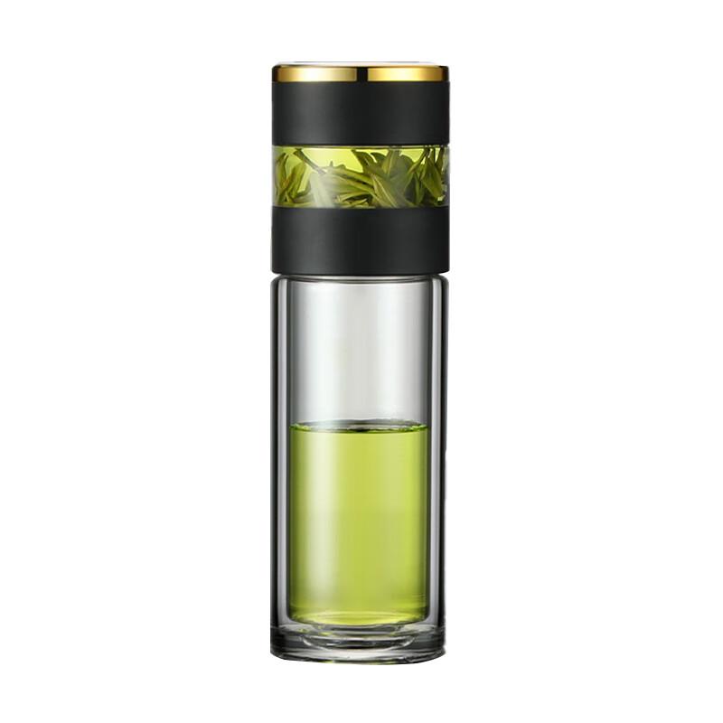 Tri-polar TP3623 Smart Double-Layer Glass Tea Infuser Bottle
