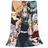 Zvukový pilíř Tengen Uzui Flanelová deka Anime Demon Slayer Vlastní přehoz na postel pohovku gauč 150*125cm Přikrývka