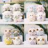 Pp Cotton Little Sheep Plush Keychain Soft Comfortable Cartoon Animal Stuffed Doll Collection Cartoon Sheep Plush Keyring