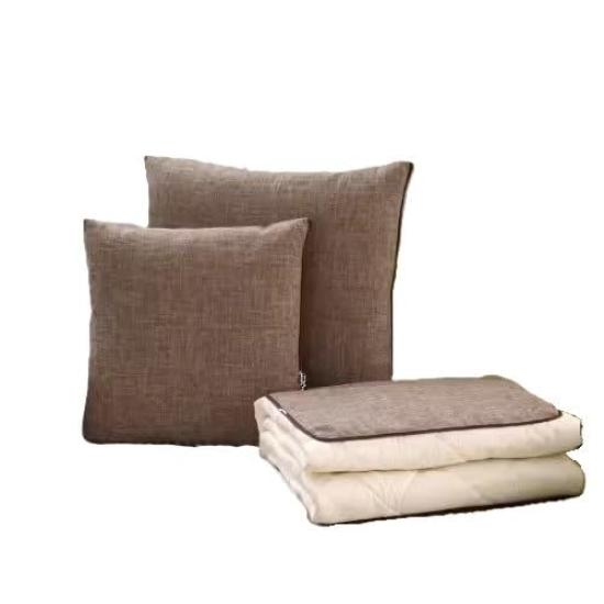 

Подушка-одеяло (коричневый, 50x50)