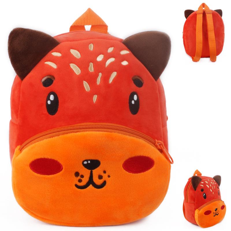Cute Baby Child Plush Backpacks Small Bag Cute Soft Cartoon Animal School Bag 1-2.5 Years