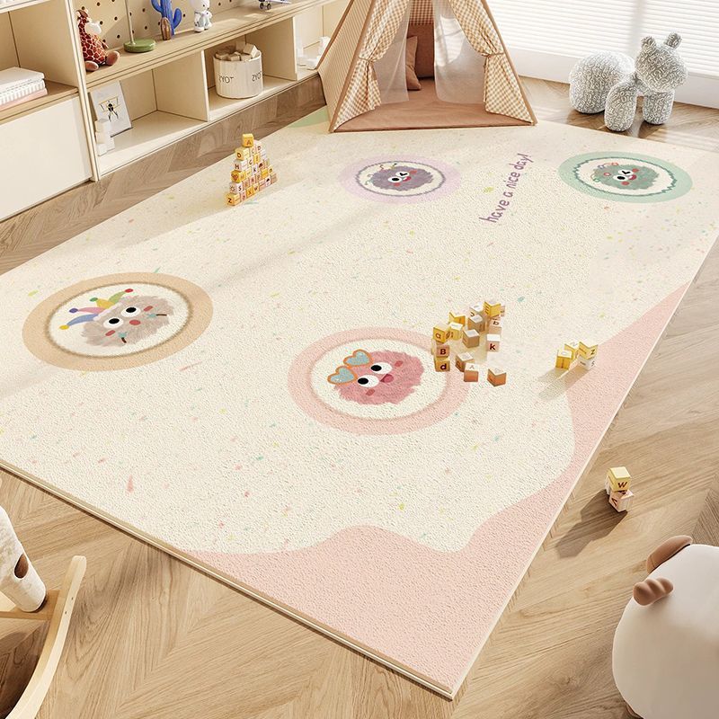 Cartoon Colored Carpets for Living Room Cute Anime Bedroom Decor Rug Soft Children's Room Carpet Home Non-slip Floor Mat Gift