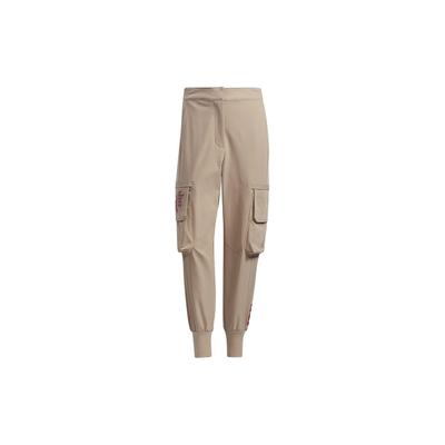 Cny Pt Wv Chinese New Year Themed Print Joggers With Side Pockets Women Bottoms Khaki GP0612