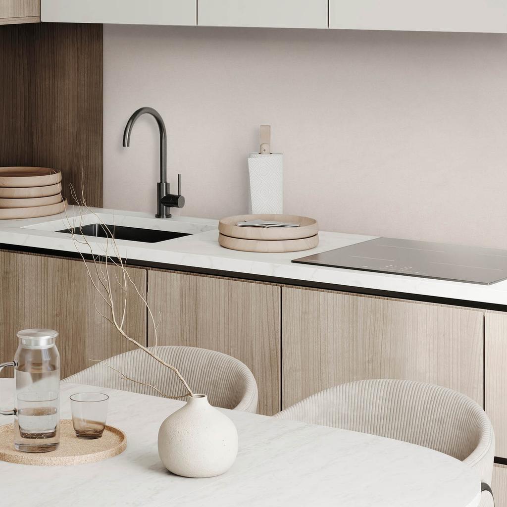 Self-Adhesive Vinyl Decorative Element for Home 120x60 Cm Light Beige Color