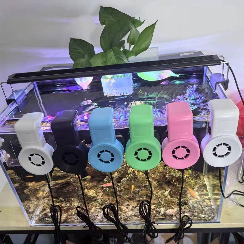 Wall Mounted Fish Tank Cooling Fan USB Fish Tank External Cooling System Aquariums Air Cooler