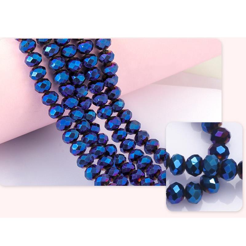 

Маленькие бусины из натурального камня, турмалин, сапфир, 2/3 мм, свободные бусины для изготовления ювелирных изделий, ожерелье, браслет «сделай сам» 8mm королевский синий