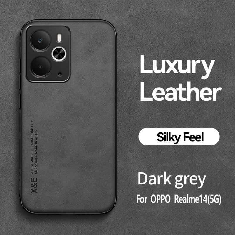 Luxury Shockproof Case For for Realme 14 5G Realme 14T 5G Protective Cover Magnetic Car Holder Phone Coque Fundas