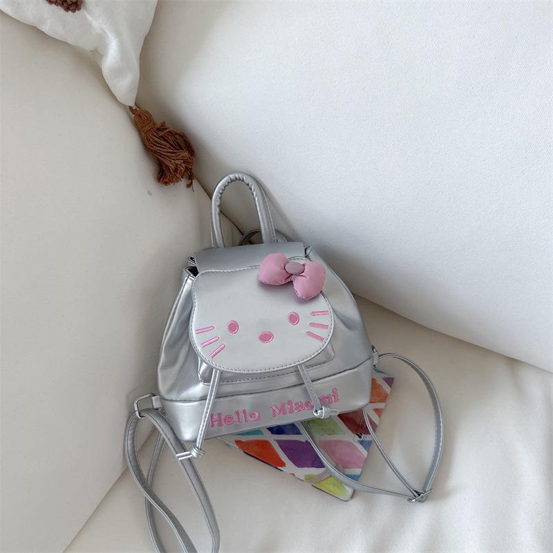 

Casual cute children s bag cartoon cat backpack little girl sweet bag going out play backpack