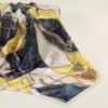 Retro Temperament, Elegant Imitation Silk Soft Silk Scarf for Women  New and Versatile Style  Gauze Scarf Decorative Bag  Hairband Small Square Scarf