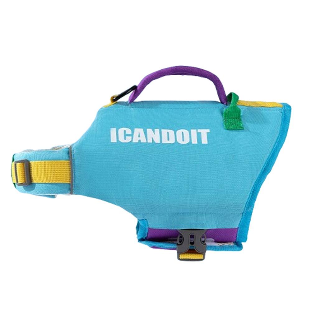 

Super Buoyancy Dog Safety Vest Adjustable Puppy Swimsuit For Small Medium Dog XS синий