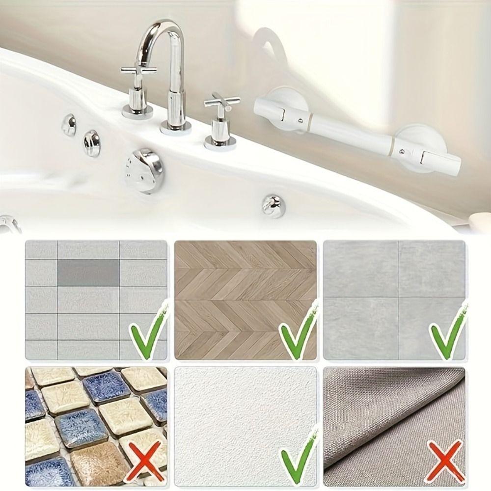 Offers Safe Grip Safety Hand Rail Anti-slip Barrier-free Handrail Shower Bathtubs Handle  Universal