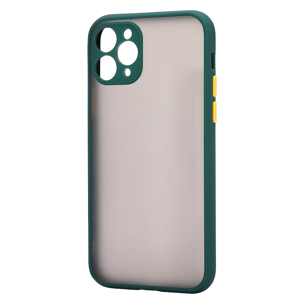 2PCS Cover Phone Case  Frosted Texture Translucent Anti Drop Colorful Keys for IOS 11 Pro(Phone Case for IOS 11 Pro )