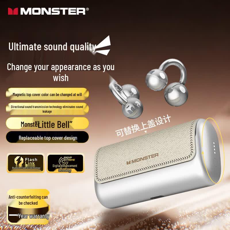 

Monster Open-Ear Clip-on Bluetooth Sports Earphones