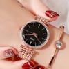 Fashion Women Waterproof Alloy Band Temperament Clock Bracelet Wrist Watch
