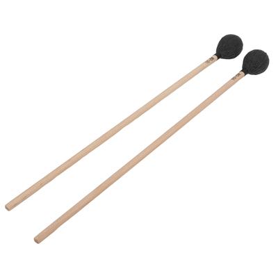 1 Paar Marimba Stokken Medium Harde Garen Kop met Esdoorn Handvat voor Percussie Spelen MQ?06Zwart