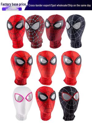 Spider-Man Halloween Cosplay Blinking Mask & Toy Gloves Set