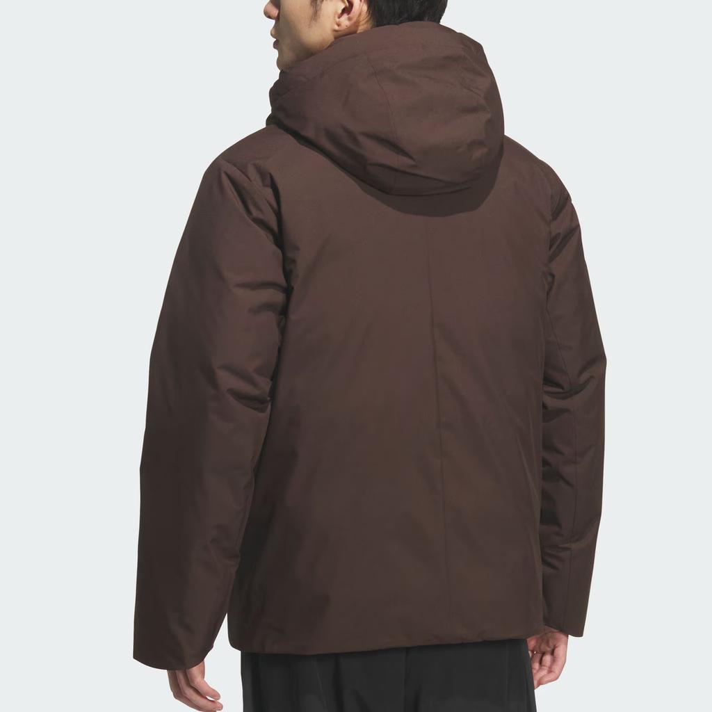 adidas FW25 Future Tech Hooded Warm Zipper 600 Fill Down Jacket Men Jacket KQ5504