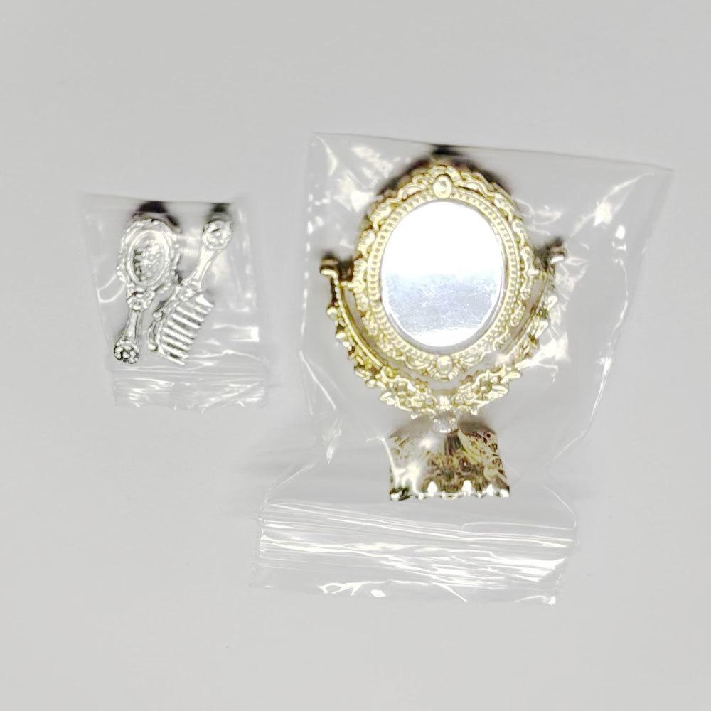 

Doll Accessories Dollhouse Dressing mirror Round Oval Heart Mini Doll Mirror oval