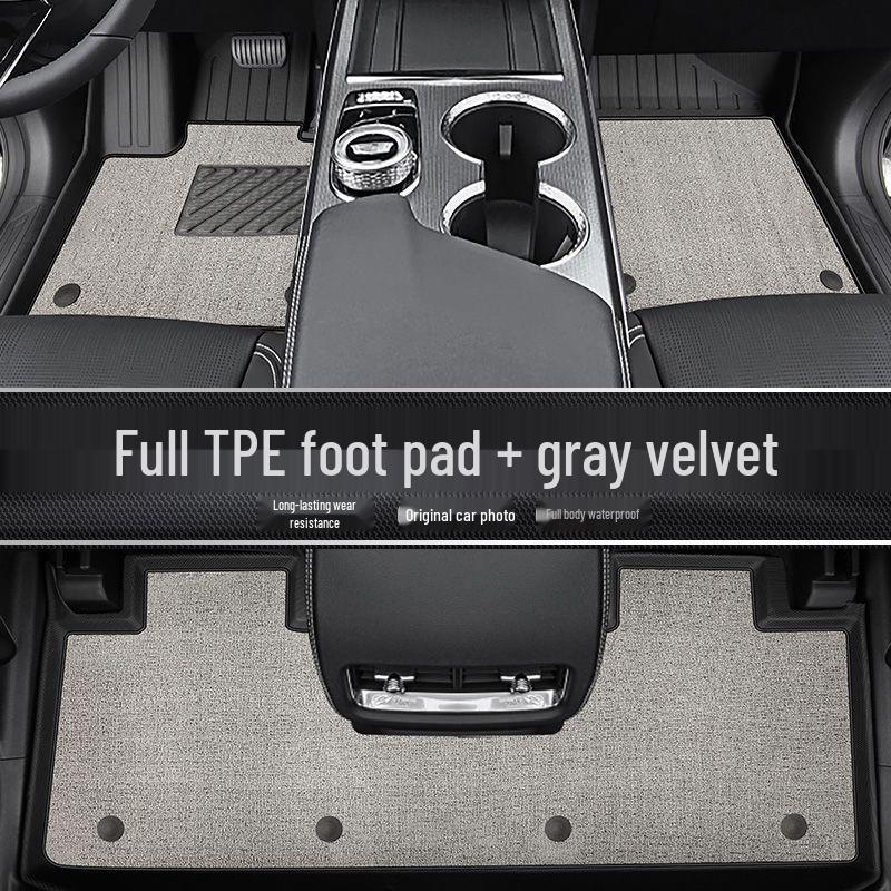 Cadillac CT5 TPE Floor Mats Set: Full Coverage Foot & Trunk Mats