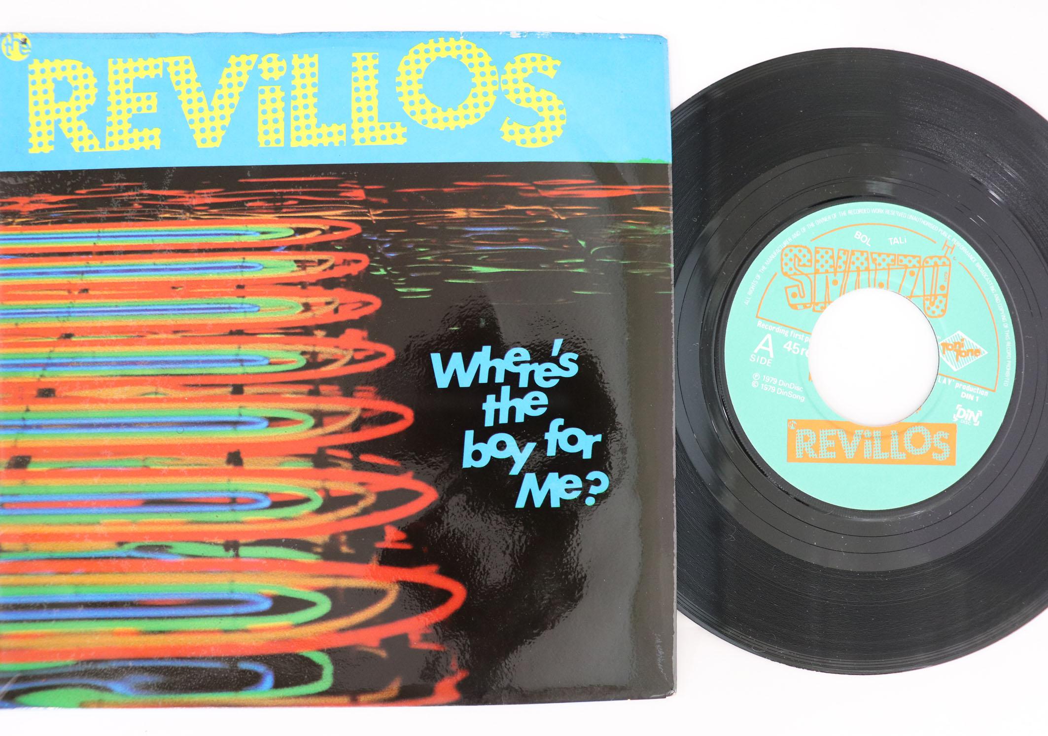 

7inch Record REVILLOS Wheres The Boy For Me Fiend DIN1 DINDISC 1979 UK Rock Used
