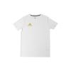 Adidas Sportlife T Shirt Men's White With Gold Logo adiCSTS06P-WG