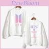 Bts Kpop Pulover In Bloom Unisex Hanorac Jung Kook Bangtan Boys Elegant Confortabil Amestec de Bumbac