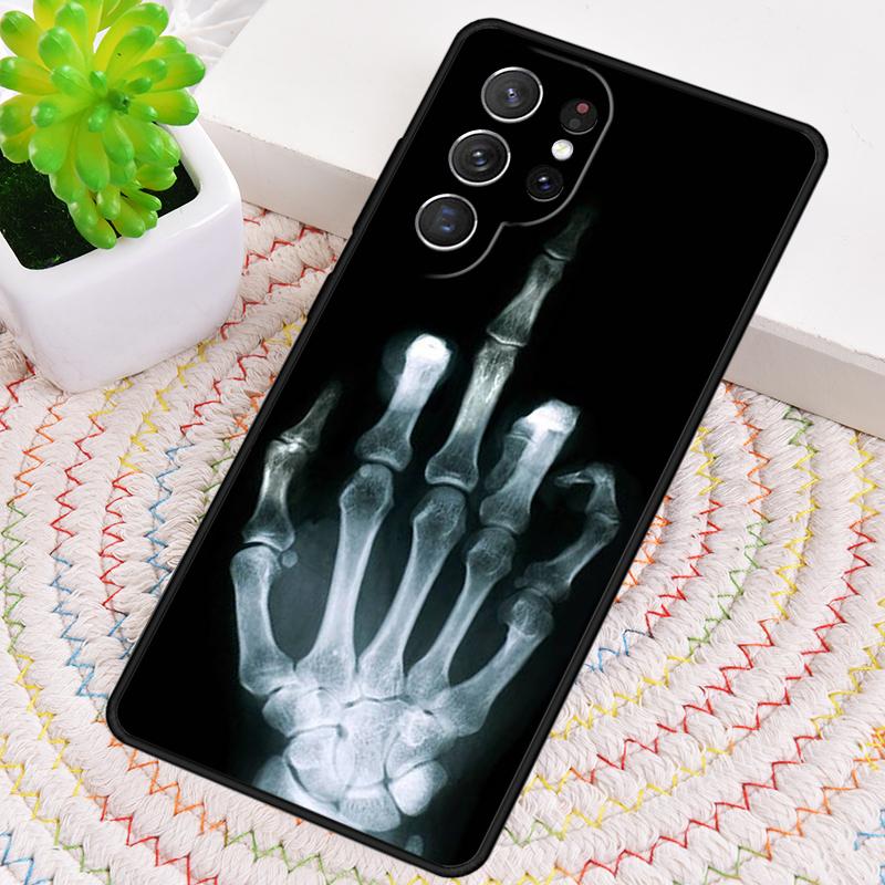 X-ray Hand Bones TPU Phone Case For Samsung Galaxy Note 10 Pro S26 S25 S24 S23 S22 Ultra Plus S21 FE S20 Shockproof Cover