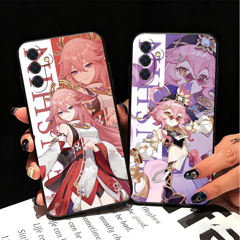 Genshin Impact Anime Soft Phone Case for Samsung A17 A37 A57 A16 A26 A36 A56 A15 A25 A35 A55 A14 A24 A34 A54 A13 A23 A33 A53 A52