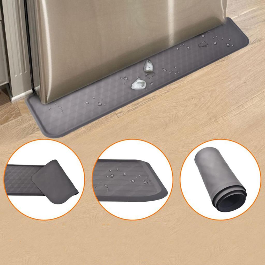 Mini Fridge Silicone Mat Refrigerator overflow mat Drip Tray Silicone refrigerator mat for refrigerators washing machine Freezer