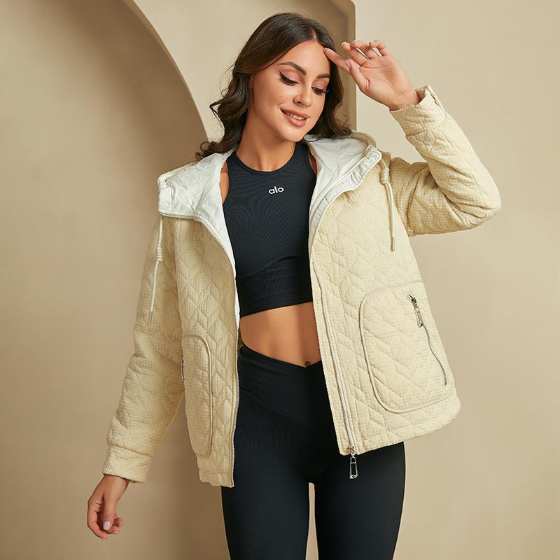 YISHENGSHUI New Spring and Autumn Women's Jacket Simple Medium-length Fashion Unique Splicing Hooded Design Women's Spring Jacket 23681