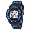 Digital Watch, Kids, Student, Water Resistant, Sport Type, 2 Sizes (Large/Small), 2 Colors (Black/Blue), Multi-function (Alarm/Stopwatch/Night