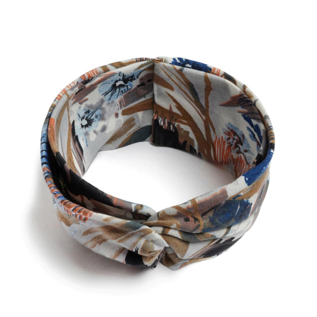 Bohemian Cross Knotted Headband Gypsy Yoga Sports Headband Wide Female Stretch Headband