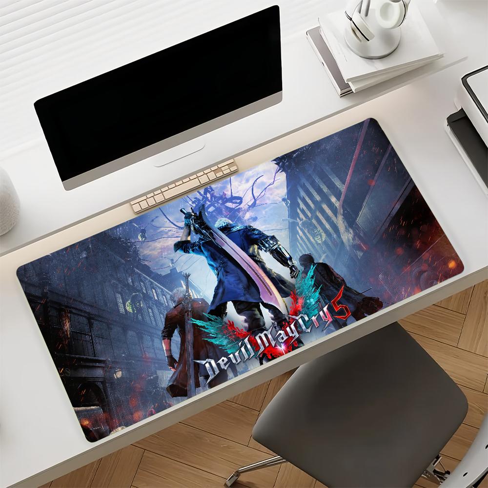 Game DDevil MMay CCryS Mouse Pad Nonslip Rubber Gamer Balance Computer Mat Decoracion Deskmat Laptop Office Large