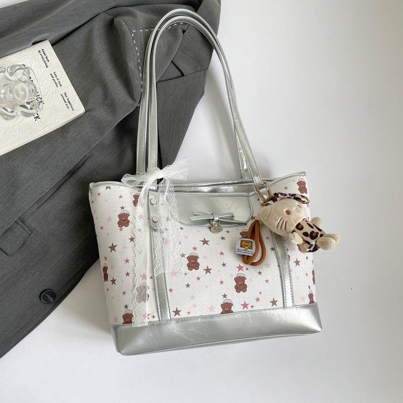 Women's Sweet & Cute High-End Printed Shoulder Tote Bag