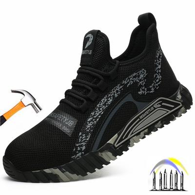 Zomer Veiligheidsschoenen Voor Mannen Vrouwen Ademende Werkschoenen Met Bescherming Mesh Veiligheidssneakers Anti-Perforatie Stalen Neus Werklaarzen