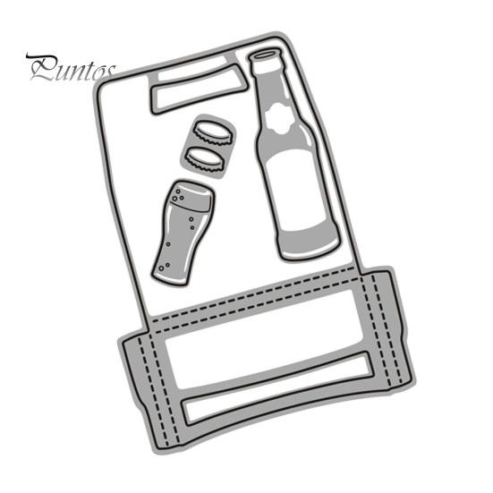 

Вырубные штампы для бутылок пива, стаканов, самодельные тисненые бумажные открытки, альбомные трафареты серебряный